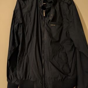 Vintage Men's Navy Members Only Jacket